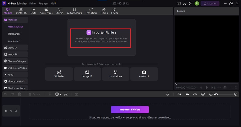 accélérer une vidéo sur edimakor