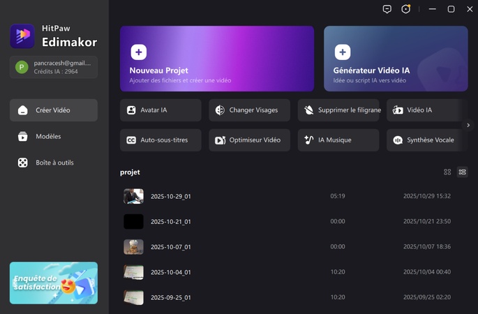accélérer une vidéo sur edimakor