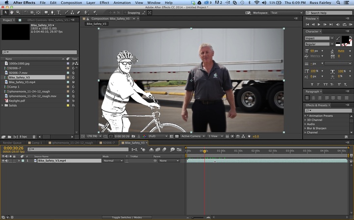 adobe transformer une video en dessin animé