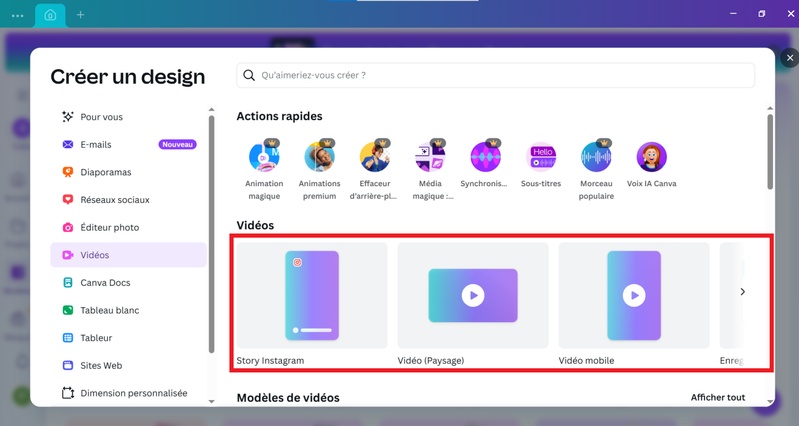 ajouter musique sur video canva