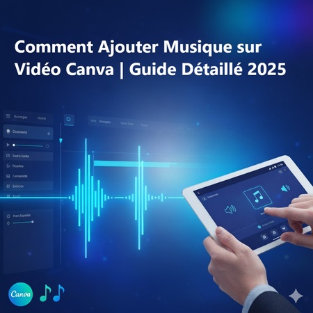 ajouter musique sur video canva