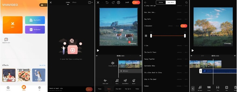 ajouter musique sur vidéo VivaVideo