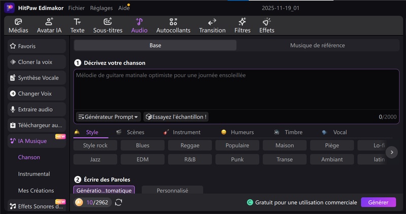 alternative à suno Edimakor