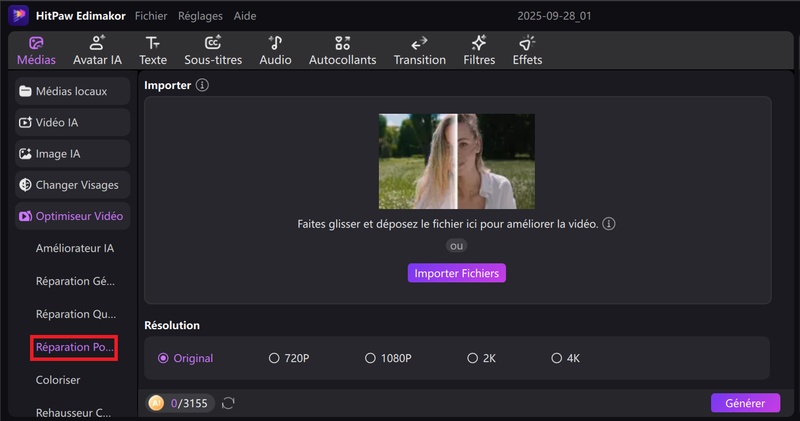 améliorer la qualité d une vidéo pixelisée Edimakor