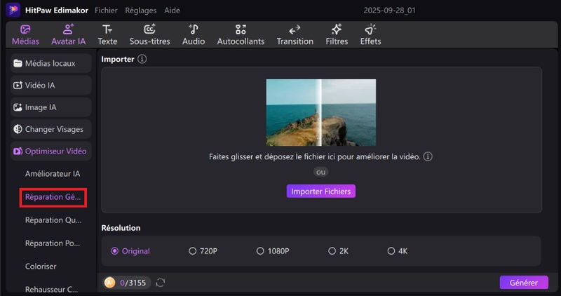 améliorer la qualité d une vidéo pixelisée Edimakor