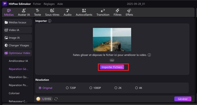 améliorer la qualité d une vidéo pixelisée Edimakor