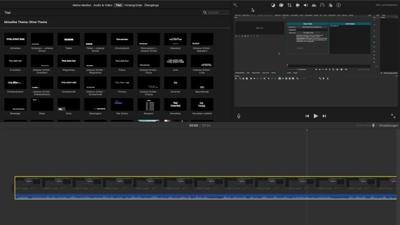 améliorer qualité vidéo imovie