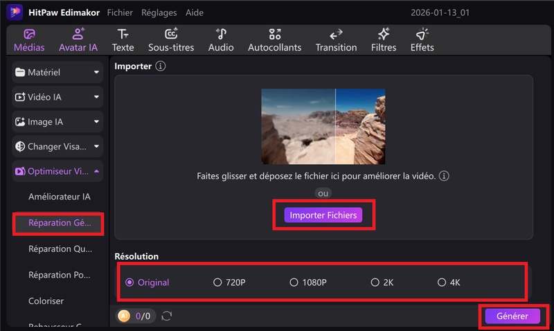 améliorer qualité vidéo imovie