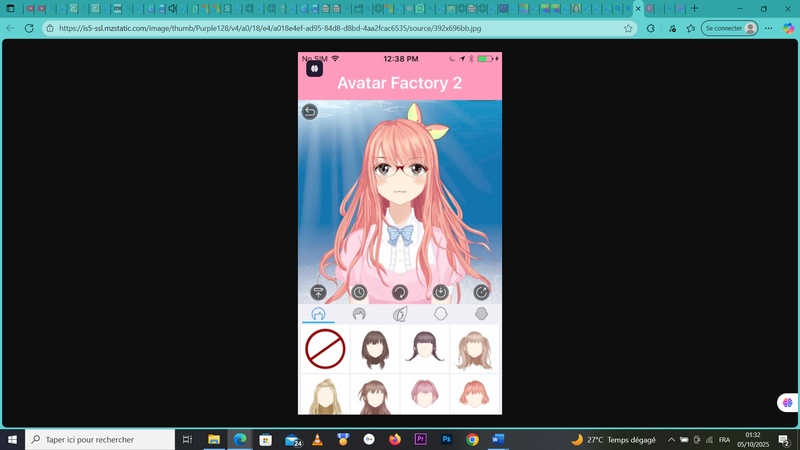 application avatar gratuit Avatar Factory
