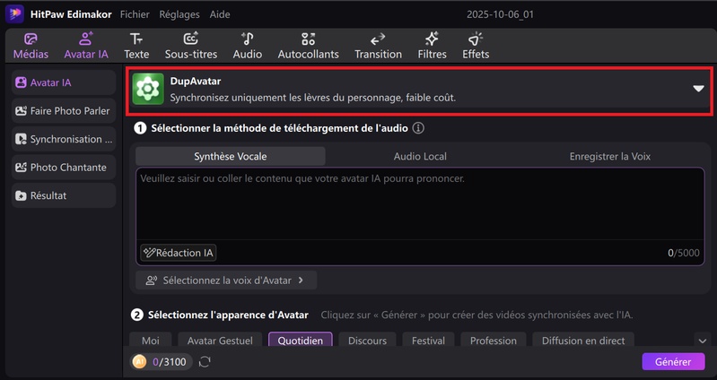 appli pour faire son avatar
