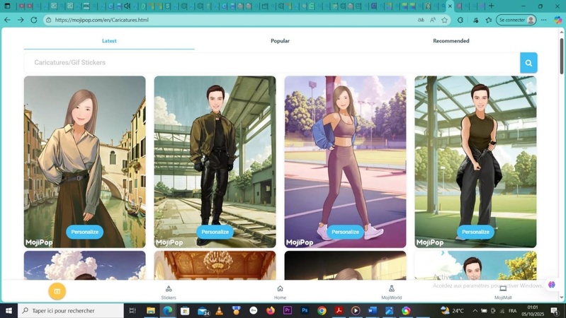 application avatar gratuit MojiPop