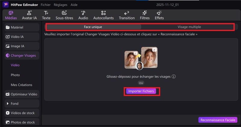 remplacer un visage sur une photo avec Edimakor
