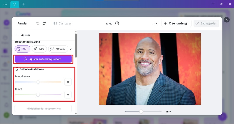 canva modifier photo
