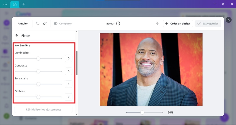 canva modifier photo