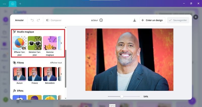 canva modifier photo