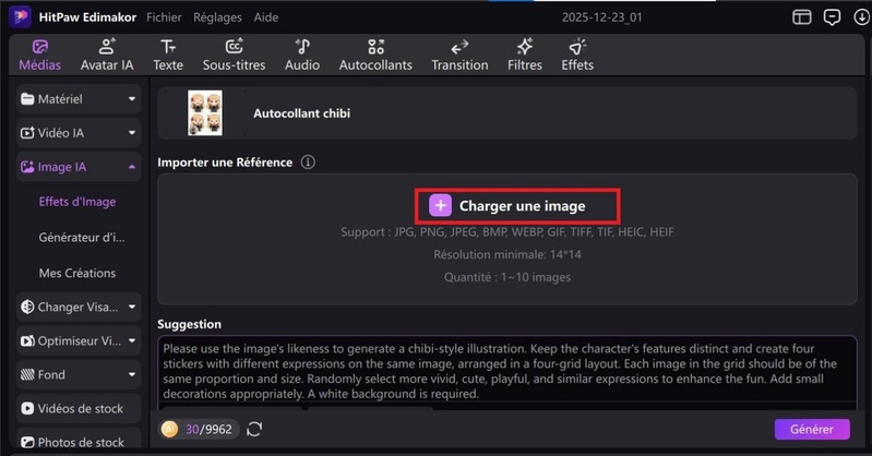 creer emoji iphone avec Edimakor