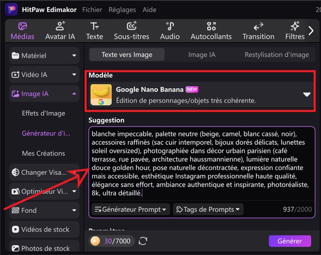 instagram influenceuse ia Edimakor