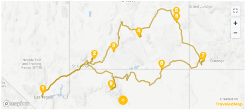 créer une carte animée pour vos vidéos de voyage TravelledMap