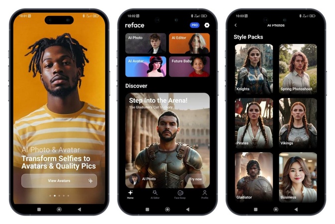 deepfake gratuit Reface