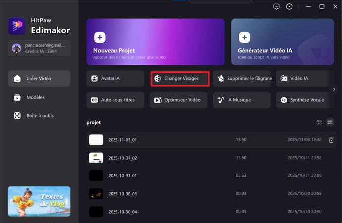 deepfake photo en ligne gratuit Edimakor