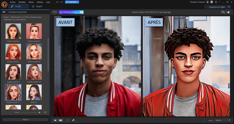 deepfake photo en ligne gratuit PhotoDirector