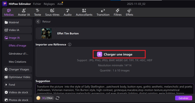 Edimakor modifier photo