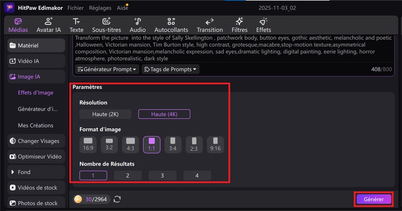 Edimakor modifier photo