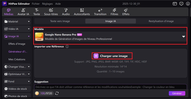 filtre avatar edimakor image ia
