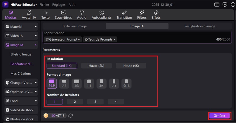 filtre avatar edimakor image ia