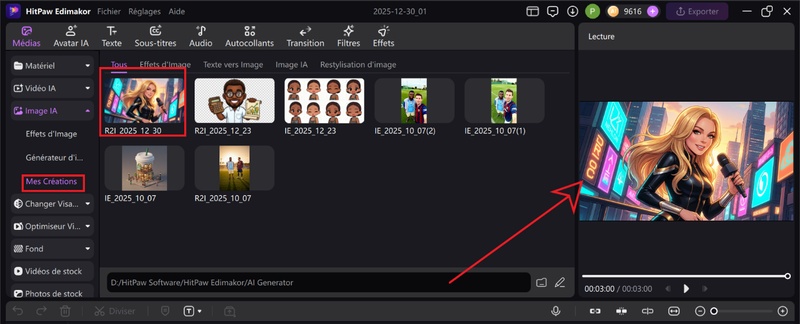 filtre avatar edimakor image ia