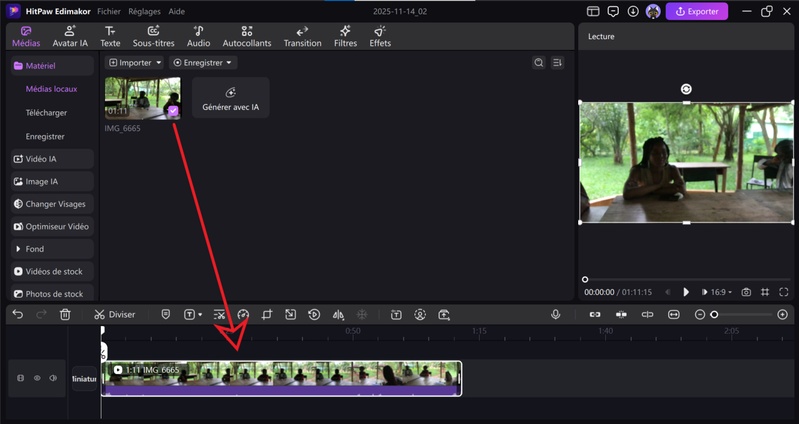 comment flouter une image sur Edimakor