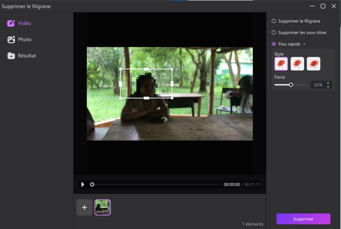 flouter visage sur video Edimakor