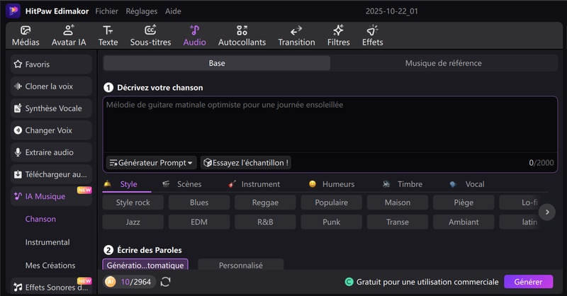 gagner de l’argent sur tiktok avec Edimakor musique IA