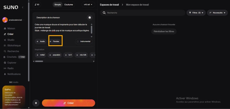 suno avis commemt créer de la musique avec Suno