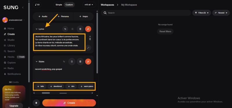 suno avis commemt créer de la musique avec Suno