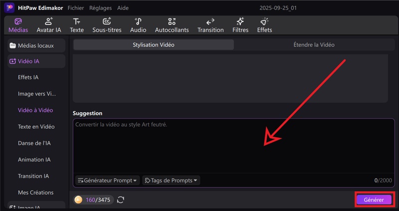 vidéo à vidéo Edimakor