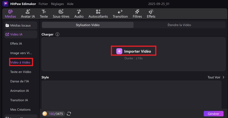 vidéo à vidéo Edimakor