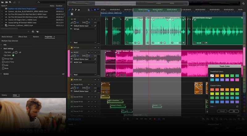 application pour changer la voix d’une vidéo Adobe audition