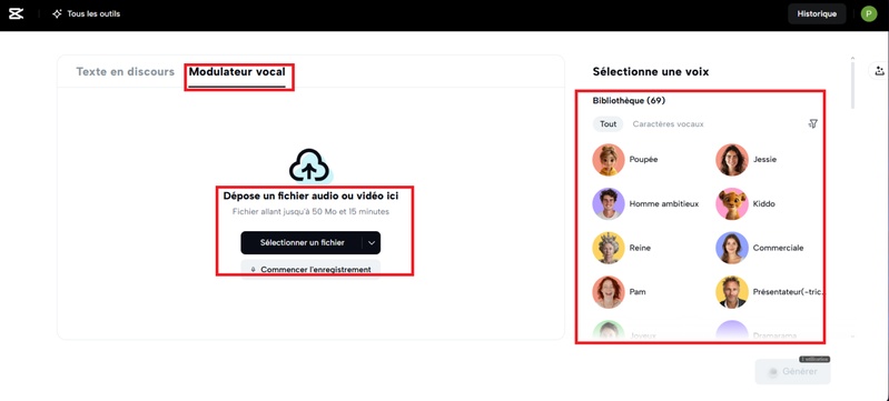 application pour changer la voix d’une vidéo 1