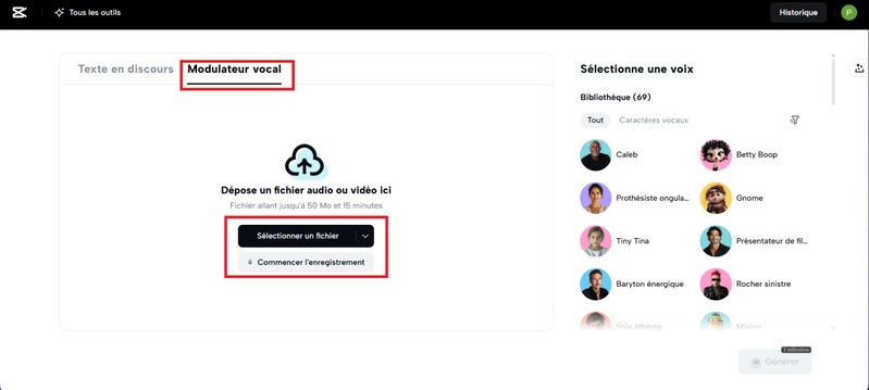 application pour changer la voix d’une vidéo