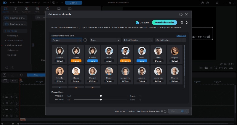 application pour changer la voix d’une vidéo PowerDirector
