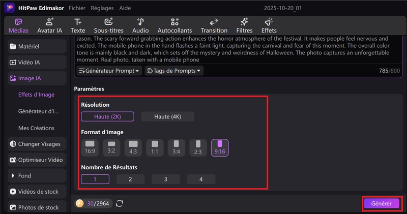 generateur d image ia edimakor