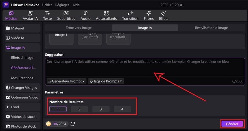 generateur d image ia edimakor
