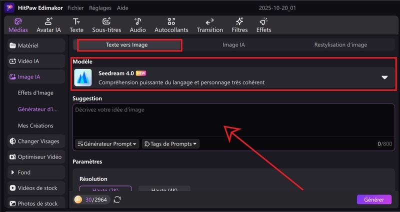generateur d image ia edimakor