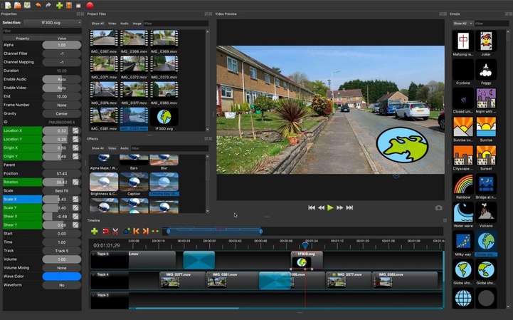 iMovie Mac alternative OpenShot