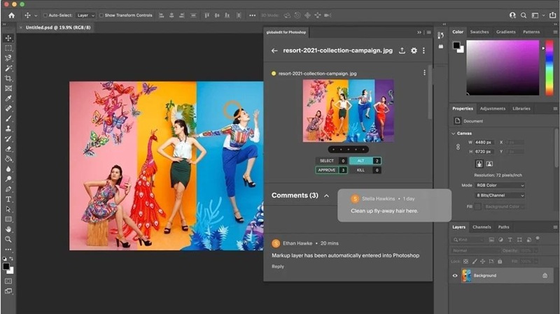 logiciel retouche photo intelligence artificielle Adobe Express