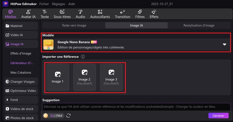 transformer photo en dessin edimakor avec nanobanana