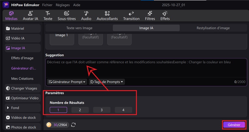 transformer photo en dessin edimakor prompt