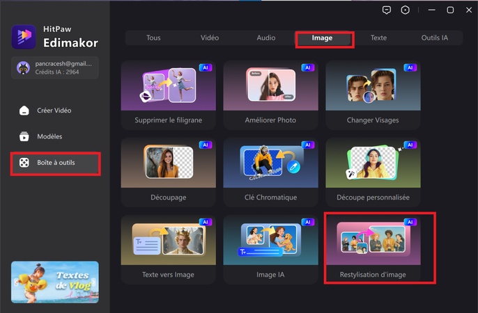 transformer photo en dessin edimakor