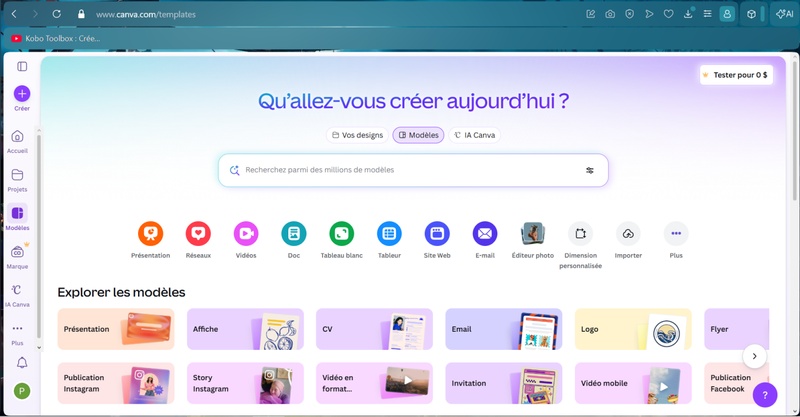 améliorer la qualité d'une photo pixelisée avec Canva